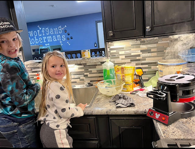 Learning life skills Spring Cleaning!